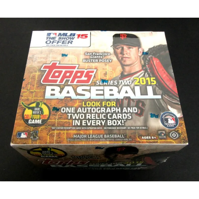 2015 Topps Baseball Series 2 Jumbo Box (Hobby)