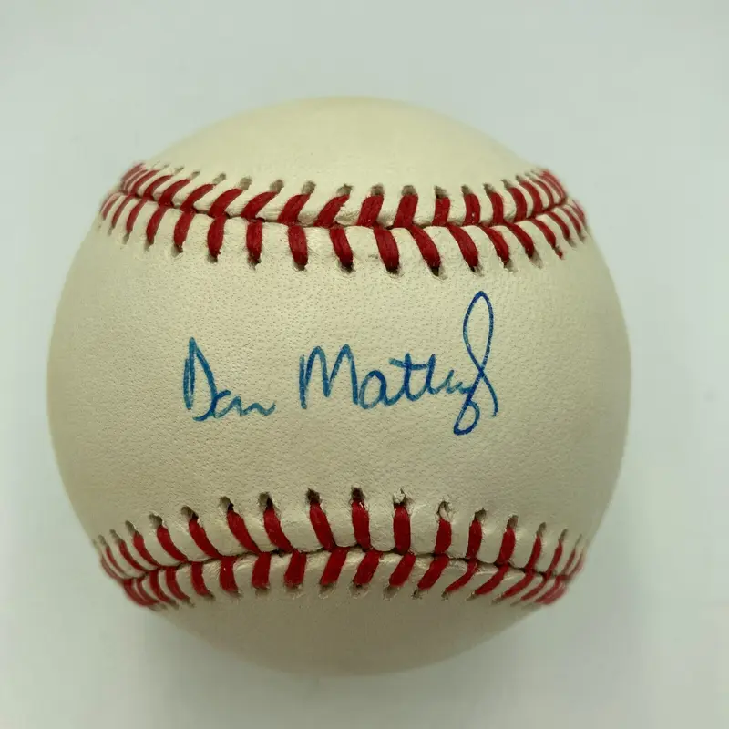 Don Mattingly Signed 1980's Official American League Baseball