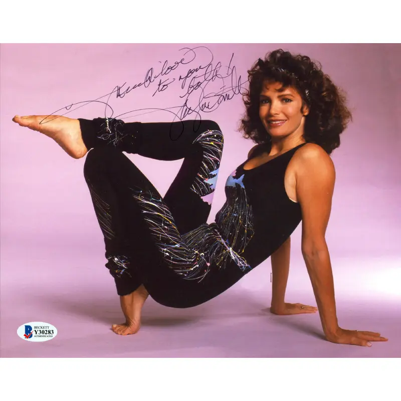 Jaclyn Smith Charlie's Angels "Much Love To You" Signed 8x10 Photo BAS #Y30283