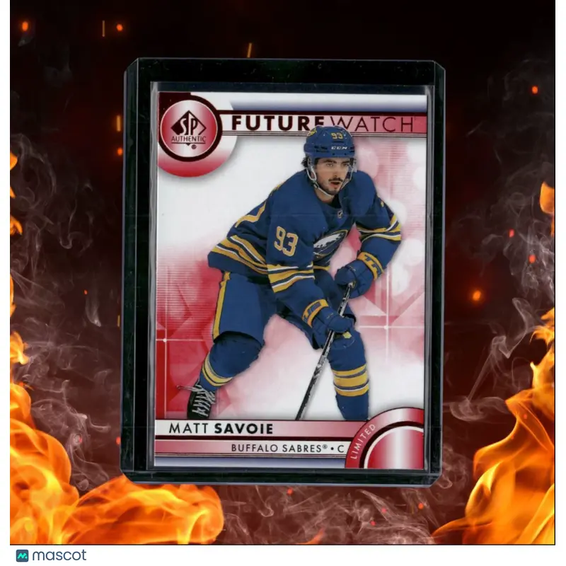 2023-24 SP Authentic Matt Savoie Limited Red Rookie #159