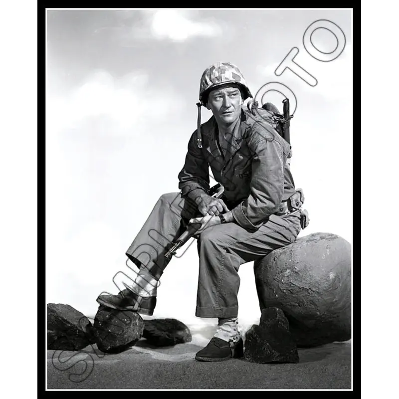 1949 John Wayne 8X10 Photo - Sands Of Iwo Jima - 3283