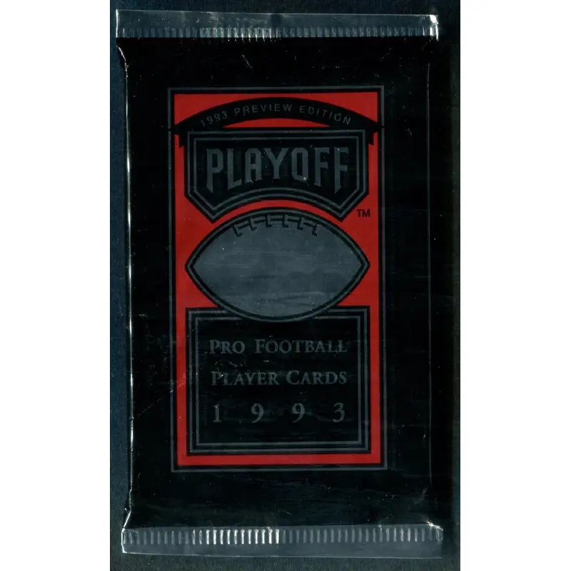 1993 Playoff Football Unopened Preview Edition Pack (8)