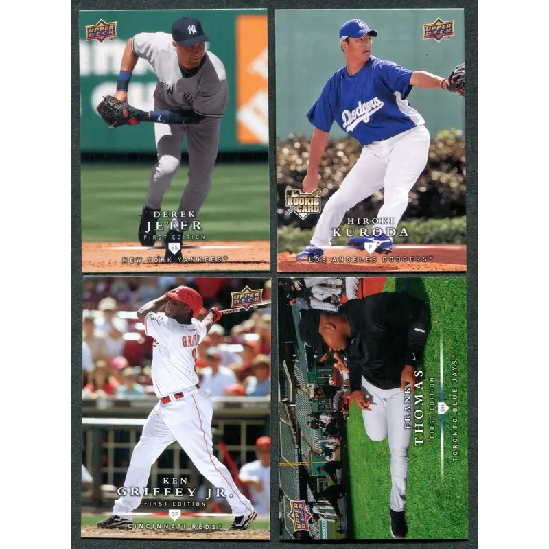 2008 Upper Deck First Edition Baseball Complete Set (500)