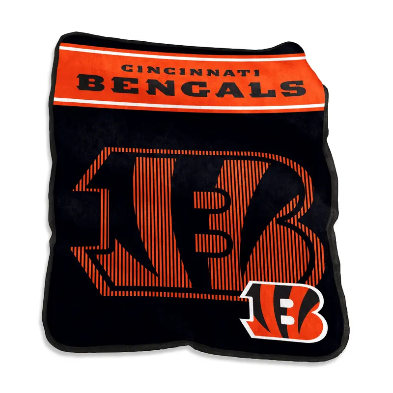 Cincinnati Bengals 60x80 Raschel Throw