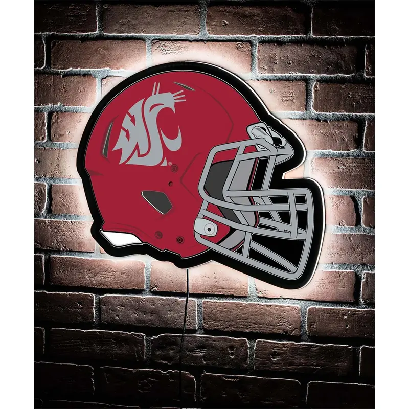 WSU LED Helmet Wall Decor