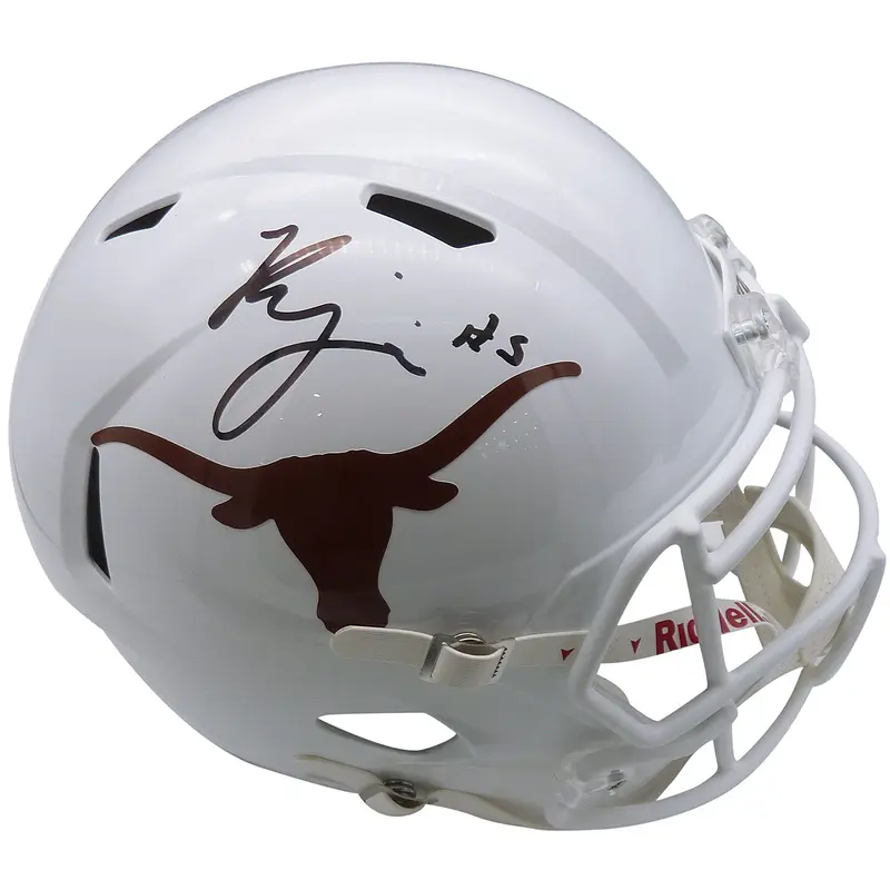 Bijan Robinson Autographed Texas Longhorns Mini Helmet - Beckett