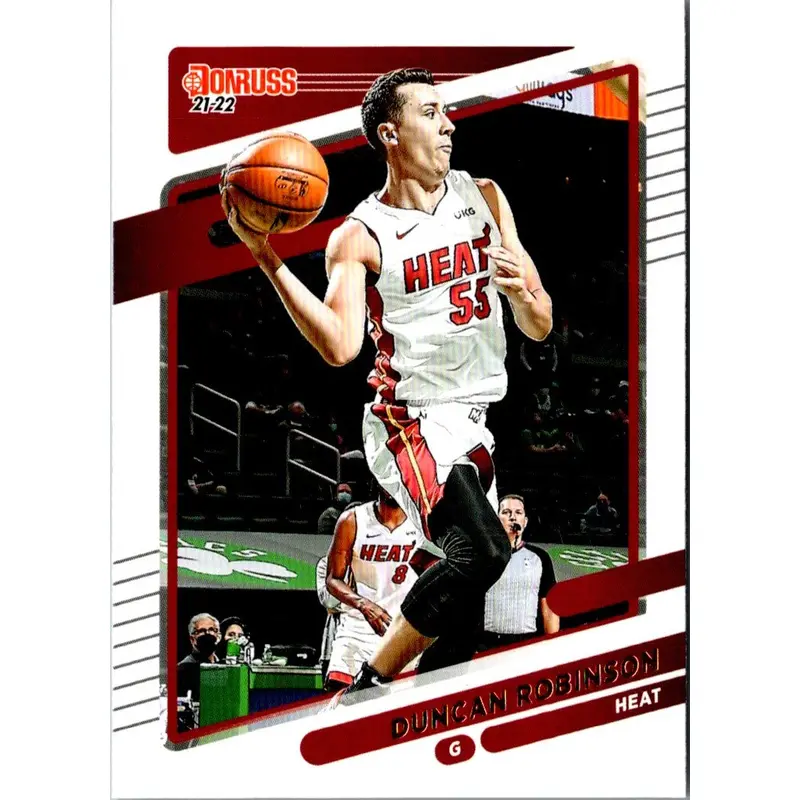 2021 Donruss Holo Red and Gold Laser Duncan Robinson #107