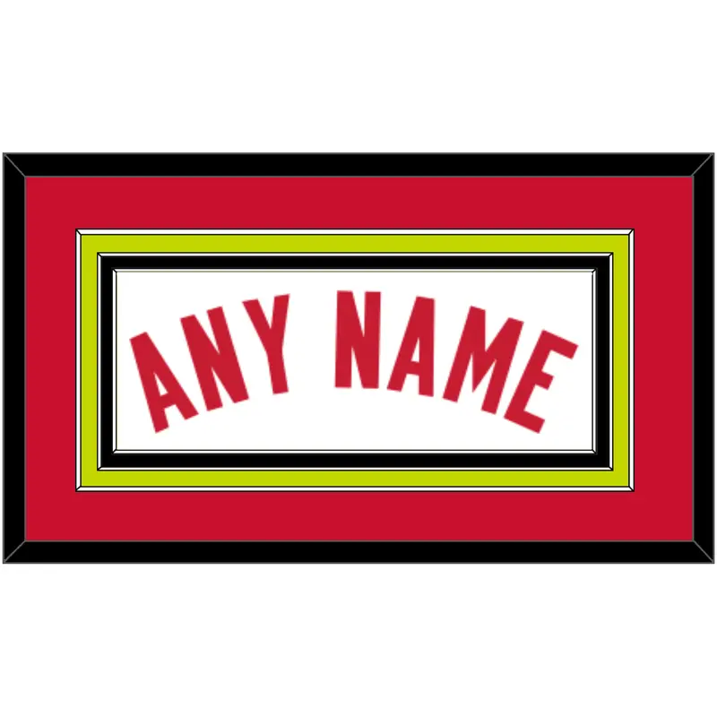 Atlanta Name - Home White (2015-2017) - Triple Mat 2