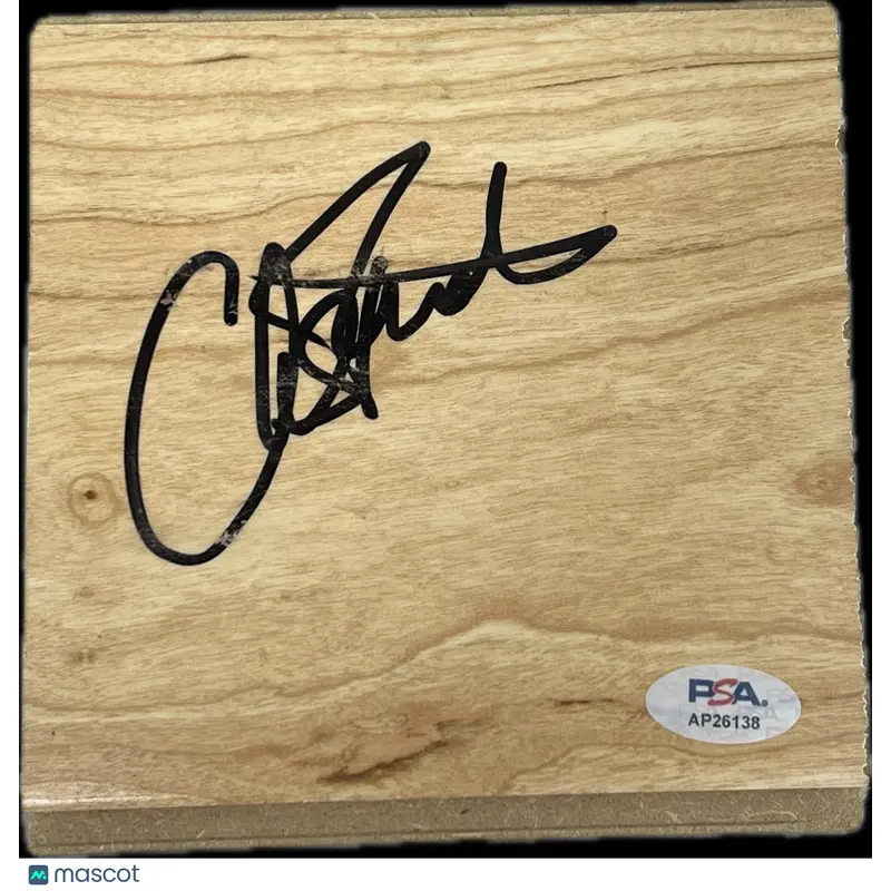 Chris Finch Signed Floorboard PSA Minnesota Timberwolves
