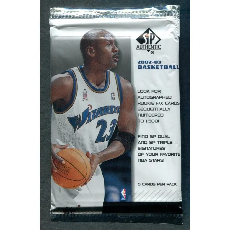 2002/03 Upper Deck SP Authentic Basketball Unopened Pack (Hobby)