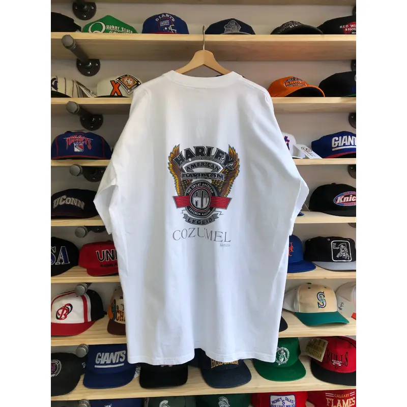 Vintage Harley Davidson Cozumel Mexico Tee Size XXL