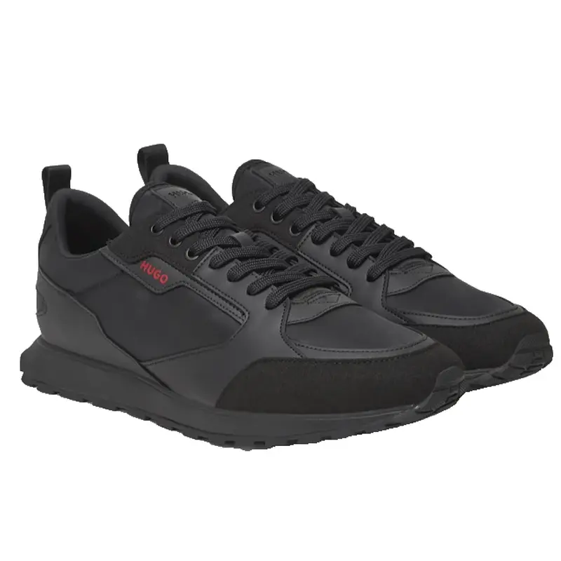 HUGO BOSS SHOES MEN BLACK  ICELIN RUNN PUMF N 50536568003