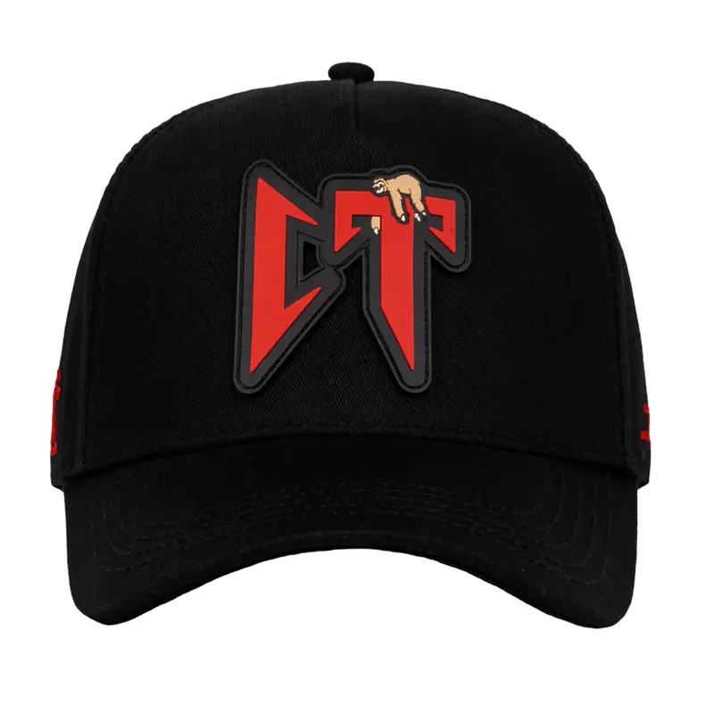 JC HATS CT NATAEL CANO CORRIDOS TUMBADOS BLACK RED SNAPBACK HAT 1842 BLKRD