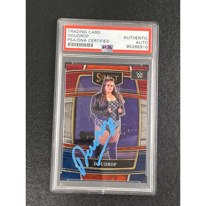 2022 Panini Select WWE #27 Doudrop Signed Card AUTO PSA/DNA Slabbed WWE