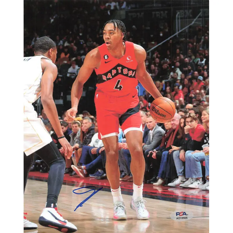 Scottie Barnes signed 8x10 photo PSA/DNA Toronto Raptors Autographed