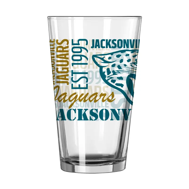 Jacksonville Jaguars 16oz Spirit Pint Glass