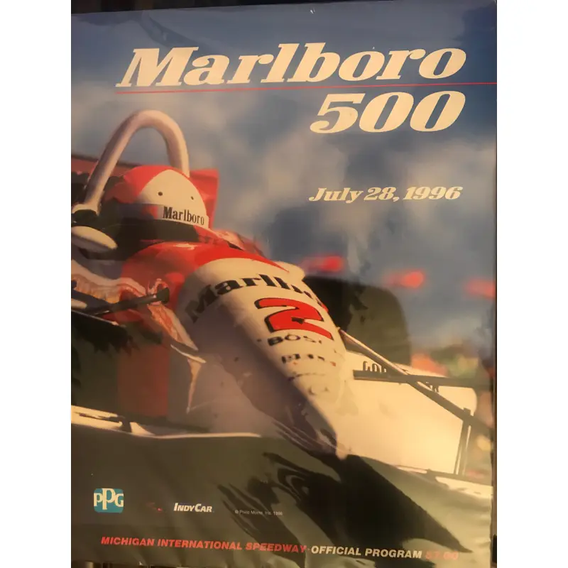 1996 Marlboro 500 Michigan Speedway Program
