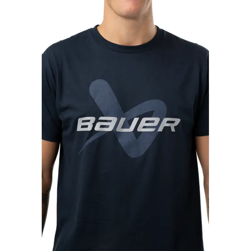 2024 Bauer Core Lock Up Short Sleeve Tee Shirt - Senior