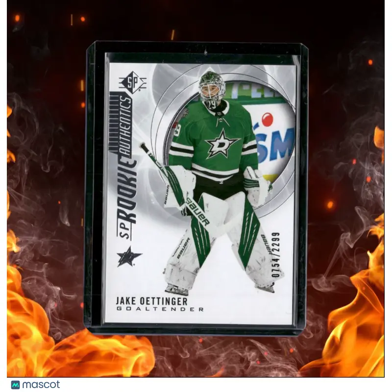 2020-21 Upper Deck SP Jake Oettinger Authentics Rookie 0754/2299 #136