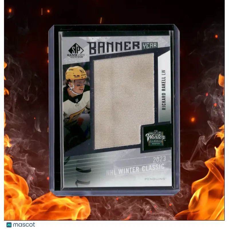 2023-24 SP Game Used Rickard Rakell Banner Year Relic #BYWCRR