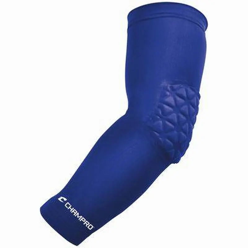 New Champro Arm Sleeve e/ Elbow Padding Royal Blue - Junior Varsity