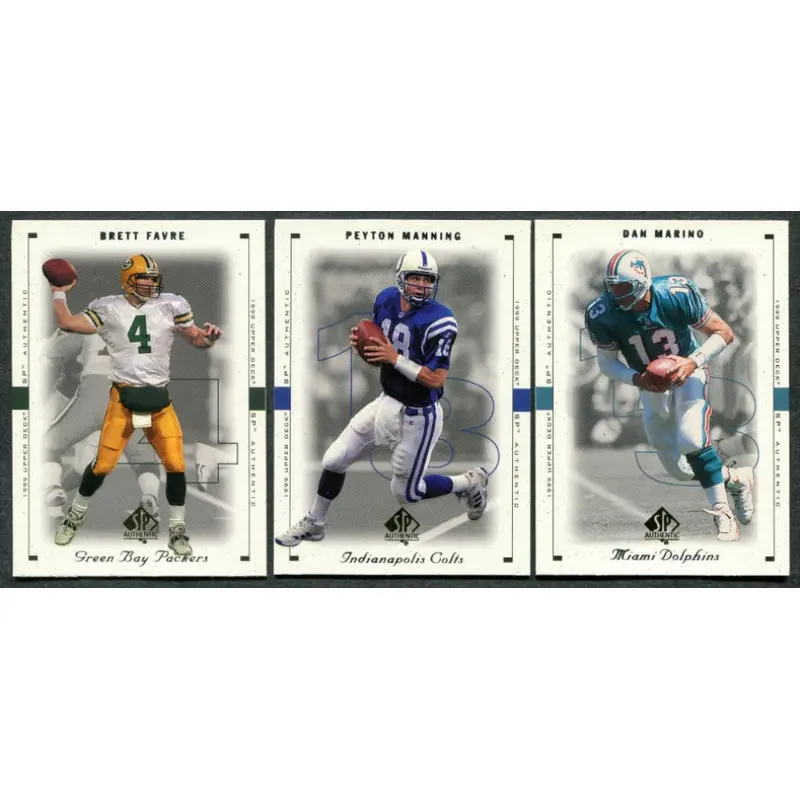 1999 Upper Deck SP Authentic Football Complete Base Set (90) NM/MT MT
