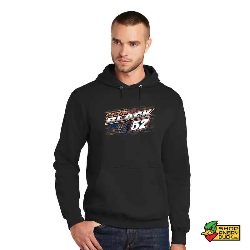 Caiden Black Racing Hoodie
