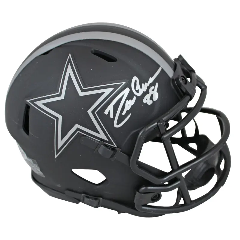 Cowboys Drew Pearson Authentic Signed Eclipse Speed Mini Helmet BAS Witnessed