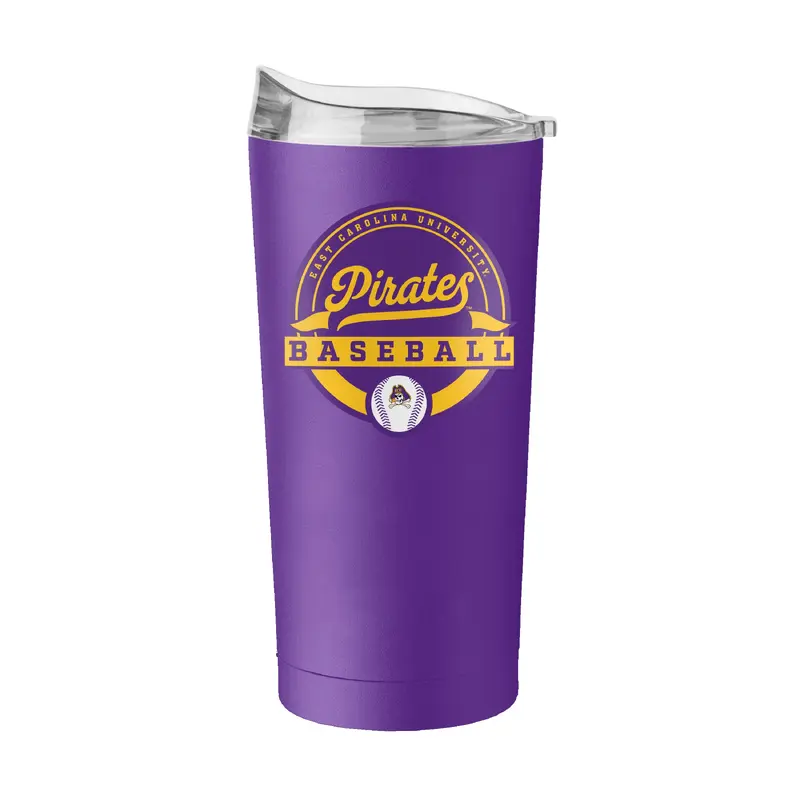 East Carolina 20oz Baseball Powder Coat Tumbler
