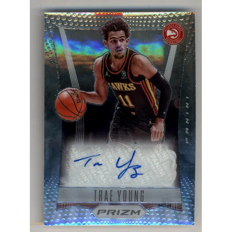 Trae Young 2021-22 Prizm Flashback Auto