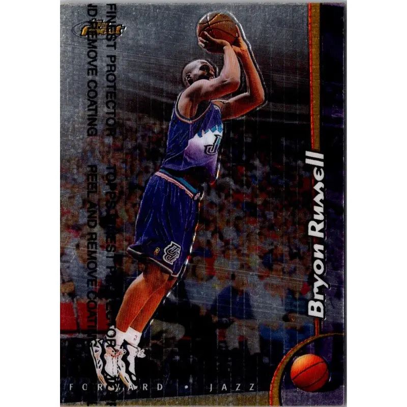 1998 Finest No Protector Bryon Russell #196