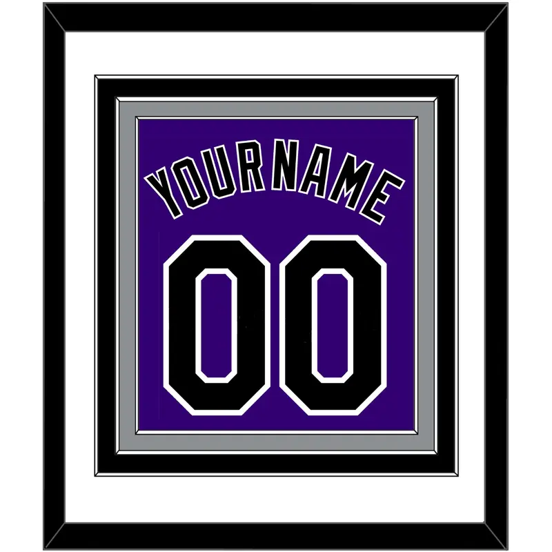 Colorado Name & Number - Alternate Purple - Triple Mat 1