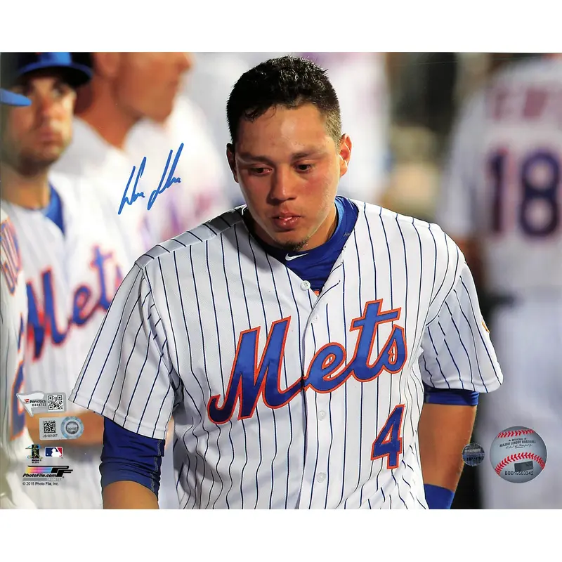 Wilmer Flores signed 8x10 photo Fanatics New York Mets Autographed