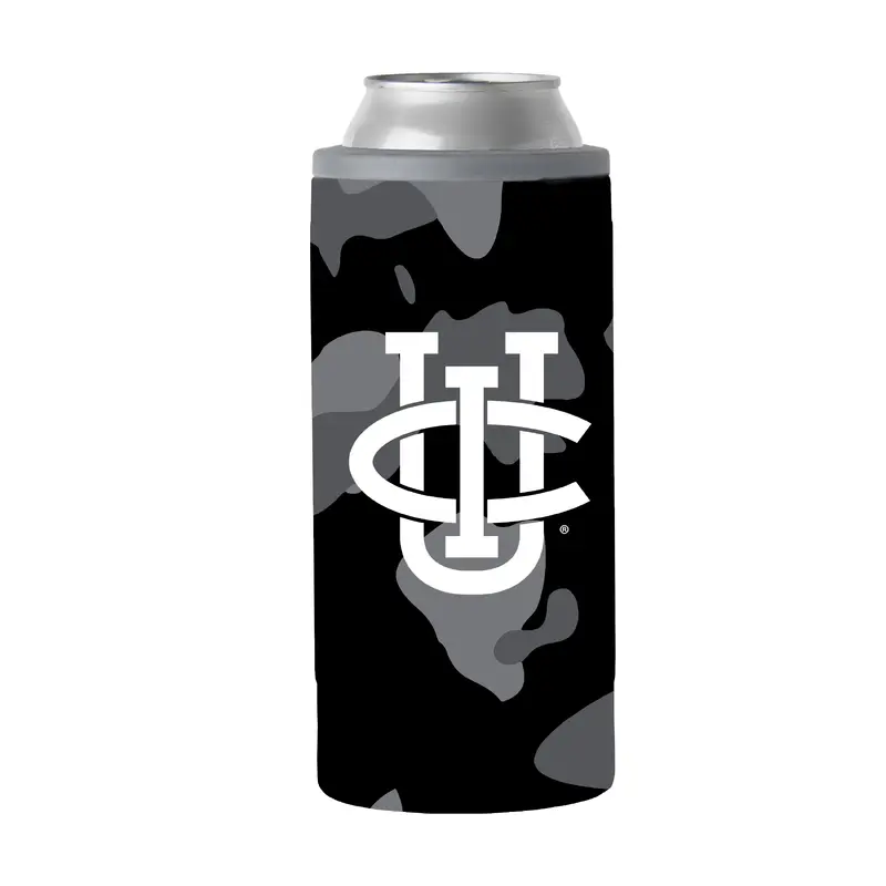 UC Irvine Black Camo 12oz Slim Can Coolie