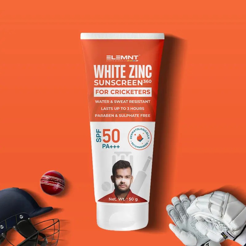 White Zinc Sunscreen Sports Skin Care Elemntlife | Kibi Sports