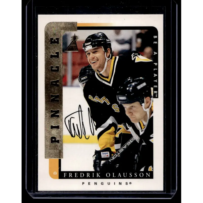 1996-97 Pinnacle Be A Player - Autographs - Fredrik Olausson #134