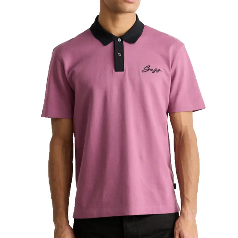 HUGO BOSS MENS POLO PINK C-PARRIS 104 50531402524