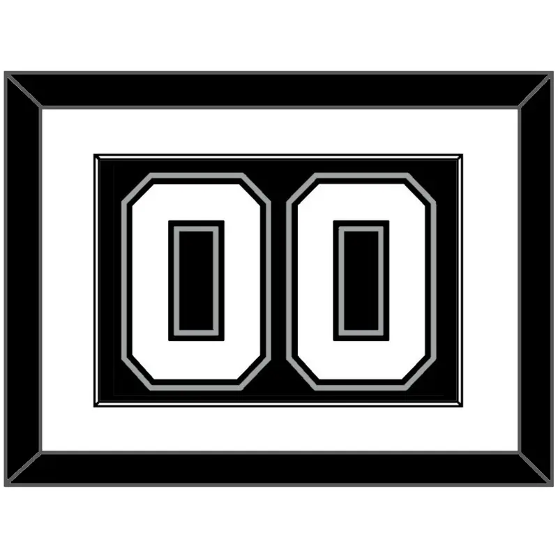 San Antonio Number - Road Black (2002-2017) - Single Mat 1