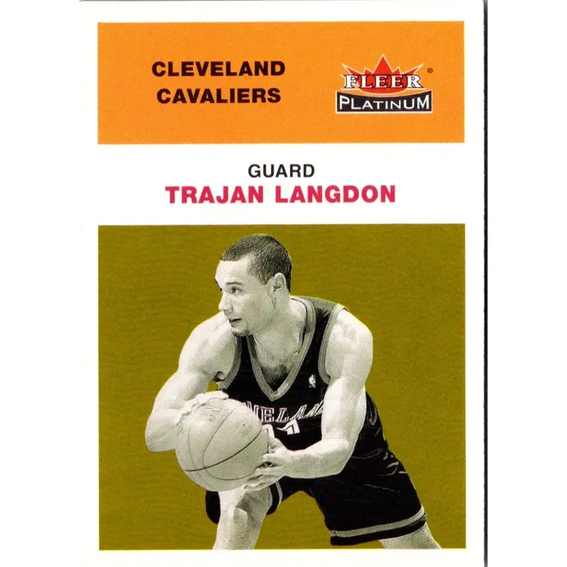 2001 Fleer Platinum Trajan Langdon #176