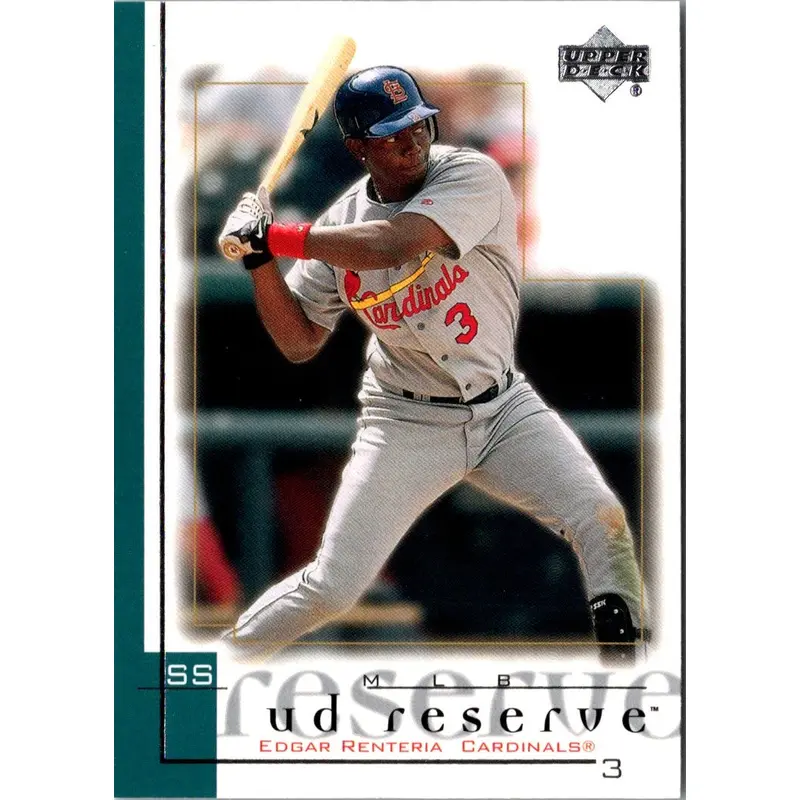 2001 UD Reserve Edgar Renteria #106