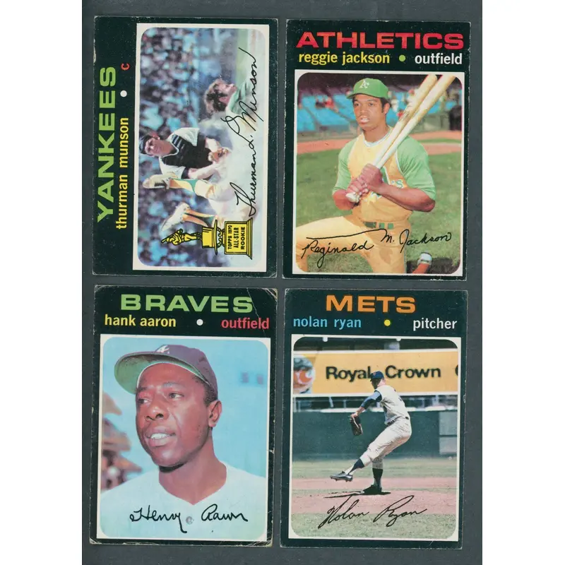 1971 Topps Baseball Complete Set GD VG (752) (23-508)