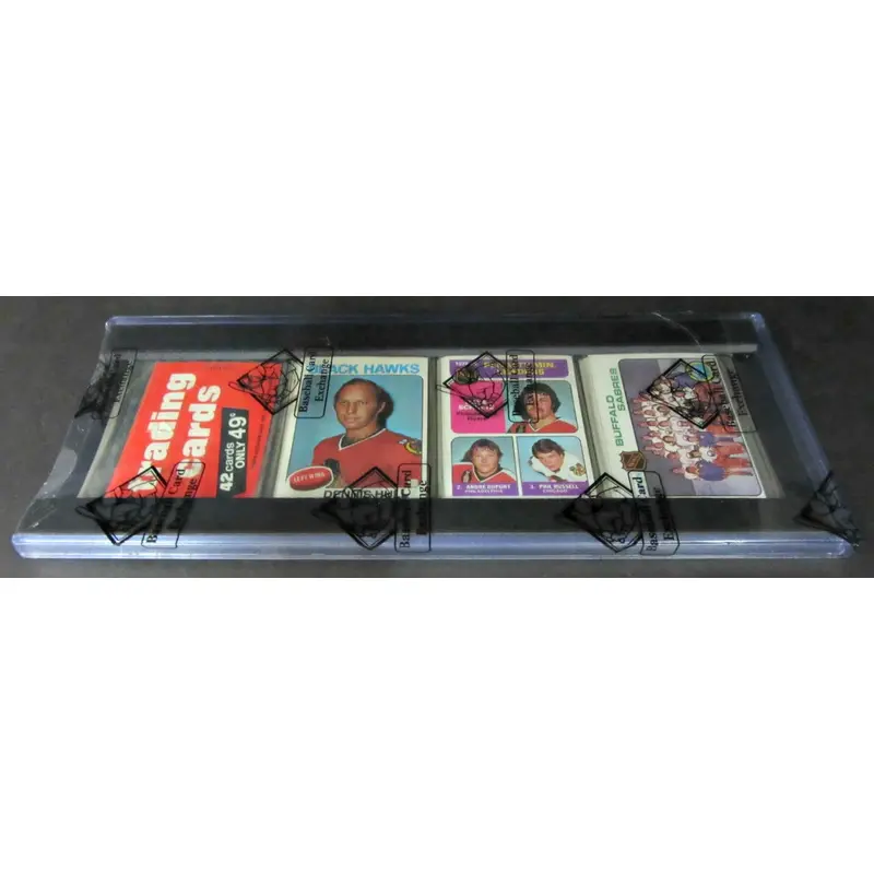 1975/76 Topps Hockey Unopened Rack Pack