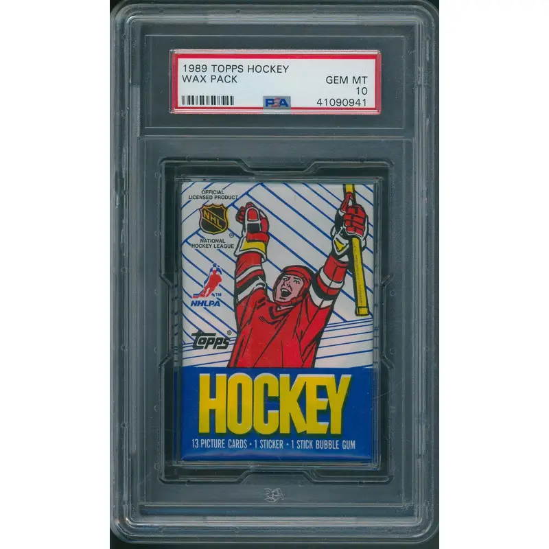 1989/90 Topps Hockey Unopened Wax Pack PSA 10