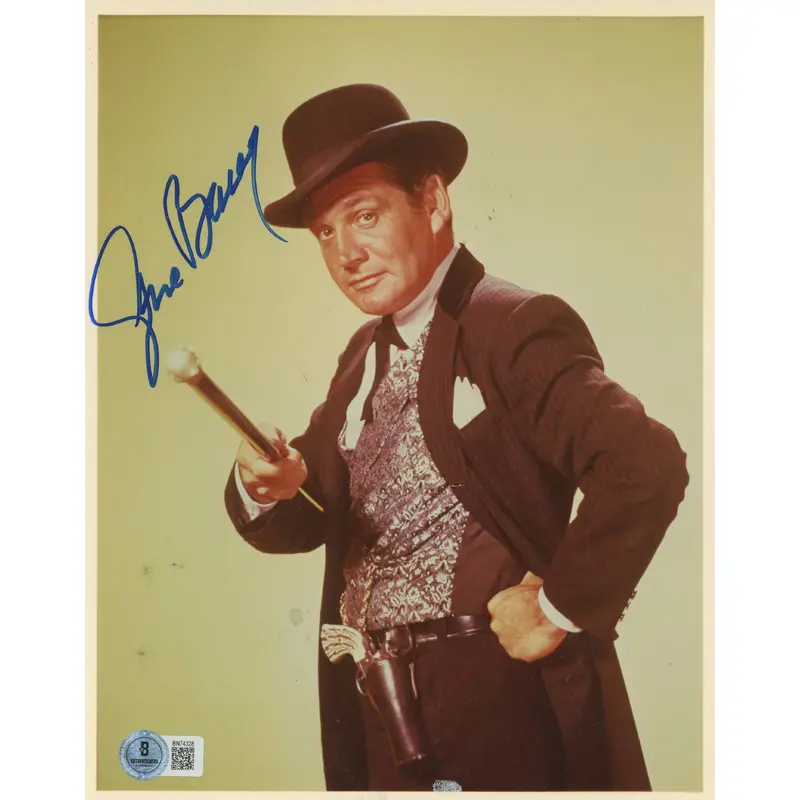 Gene Barry The War of The Worlds Authentic Signed 8x10 Photo BAS #BN74328