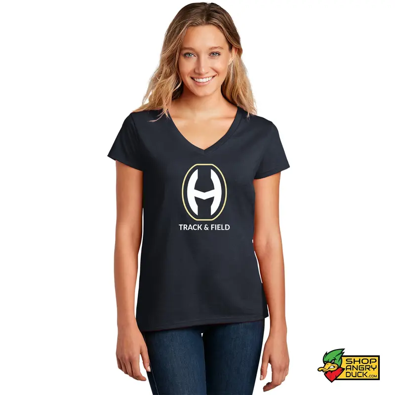 Hoban Track and Field Ladies V-Neck T-Shirt
