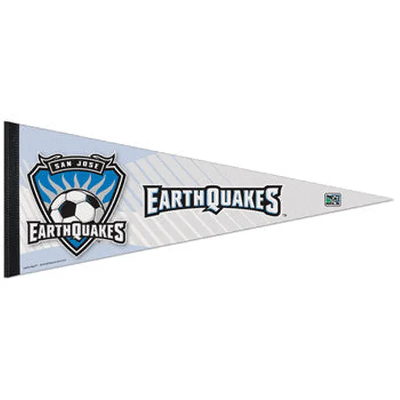 San Jose Earthquakes Official MLS Premium Felt Pennant - Wincraft Inc.