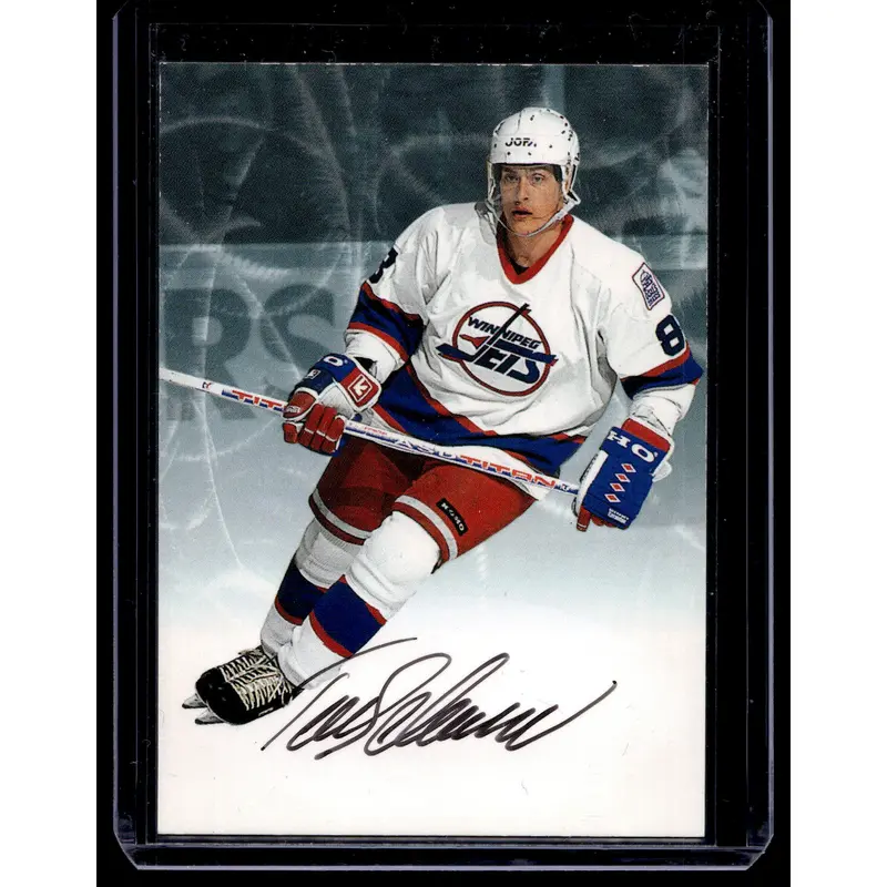 1995-96 Parkhurst International - Autograph Series - Teemu Selanne /2500