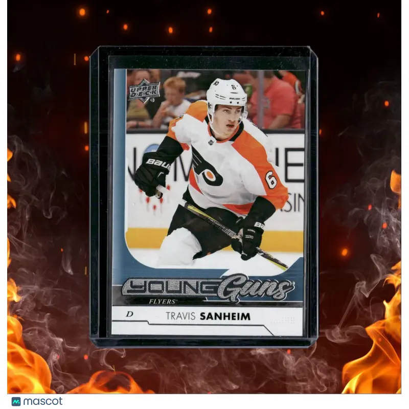 2017-18 Upper Deck Travis Sanheim Young Guns Rookie #214