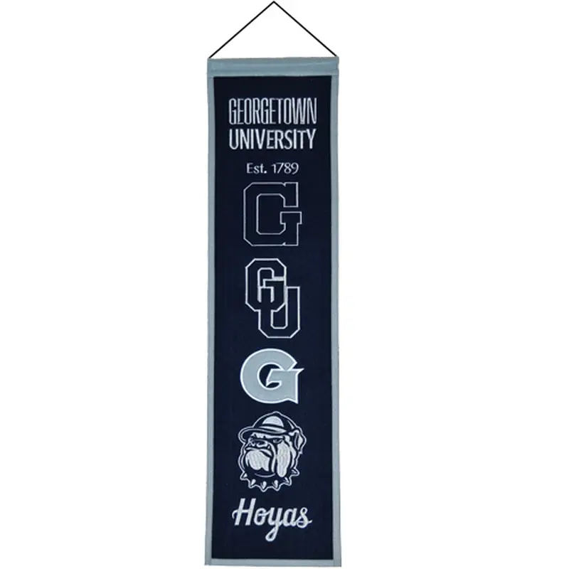 Georgetown Hoyas Logo Evolution Heritage Banner