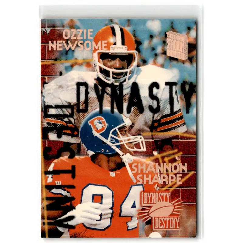 1994 Stadium Club Dynasty and Destiny Ozzie Newsome/Shannon Sharpe #6